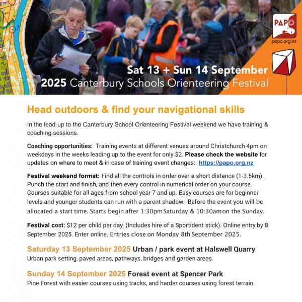 6.0 2025 Canty Schools Orienteering Festival SQ