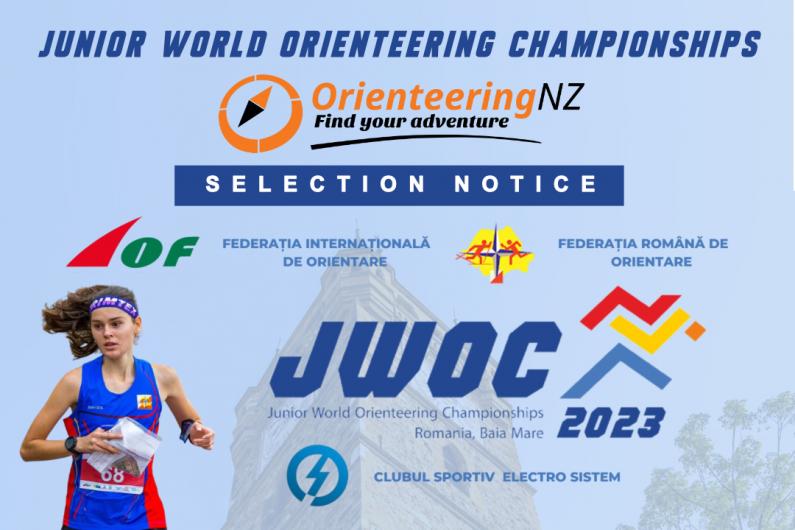 RECT ONZ 2023 JWOC selection notice image